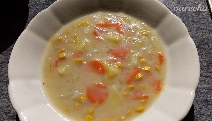 Jarná kukuricová polievka recept