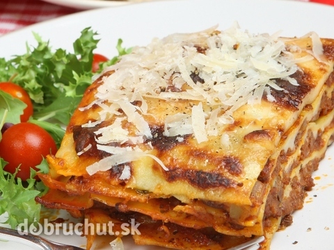 Lasagne s mäsom a sušenými paradajkami