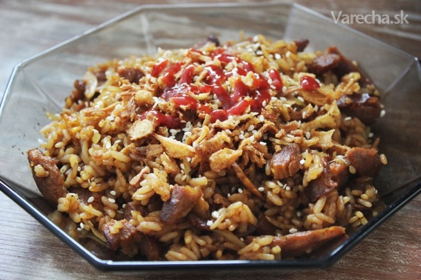 Opekaná ryža (vegan) (fotorecept) recept