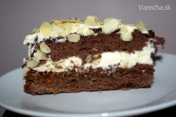 Kakaová torta so smotanovo-šľahačkovým krémom recept ...