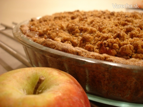 Jablkovo-škoricový koláč s posýpkou (Apple Cinnamon Crumb Pie ...