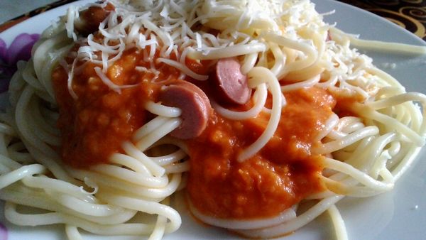 Fotorecept: Špagety pre deti
