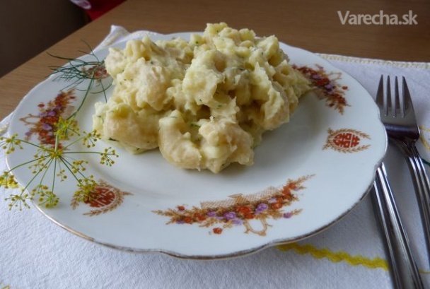 Bryndzovo-zemiakové cestoviny (fotorecept) recept