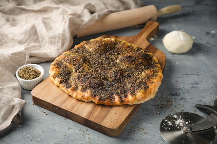 Manakish (arabská pizza) recept