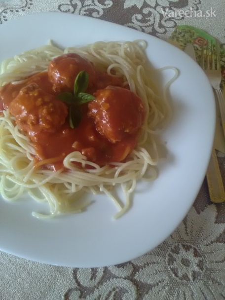 Mäsové guľky so špagetami recept