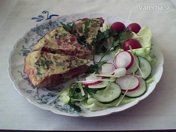 Ľahká zeleninová omeletka (fotorecept) recept