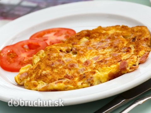 Vajcová omeleta so šunkou