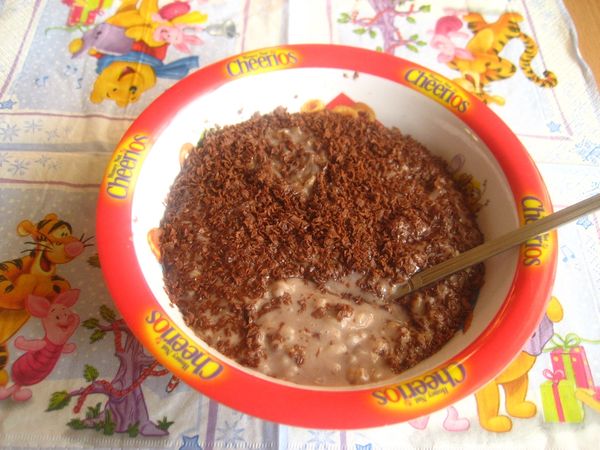Fotorecept: Čokoládová mliečna ryža