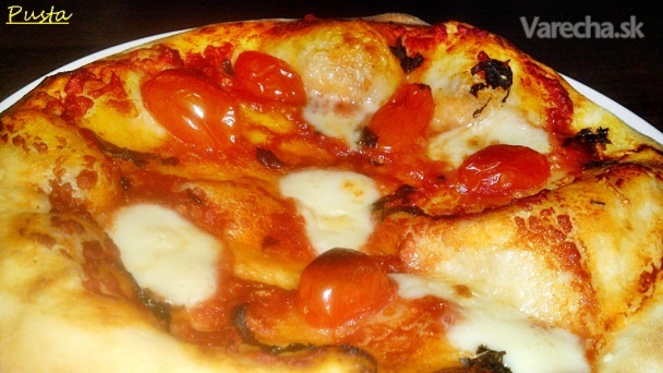 Pizza s mozarellou a datlovými paradajkami (fotorecept) recept ...
