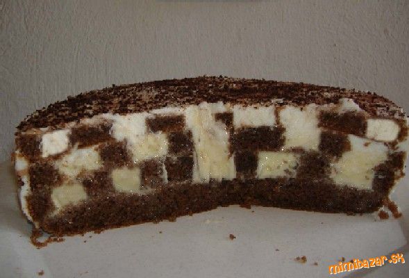Kakaovo šľahačková tortička