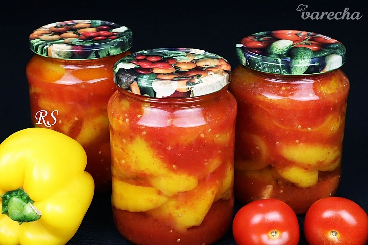 Zaváraná paprika v paradajkovom náleve recept