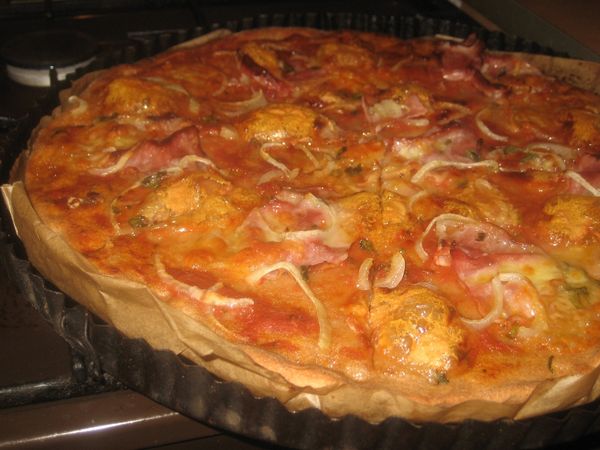 FOTORECEPT: Pizza s olomouckými syrečkami