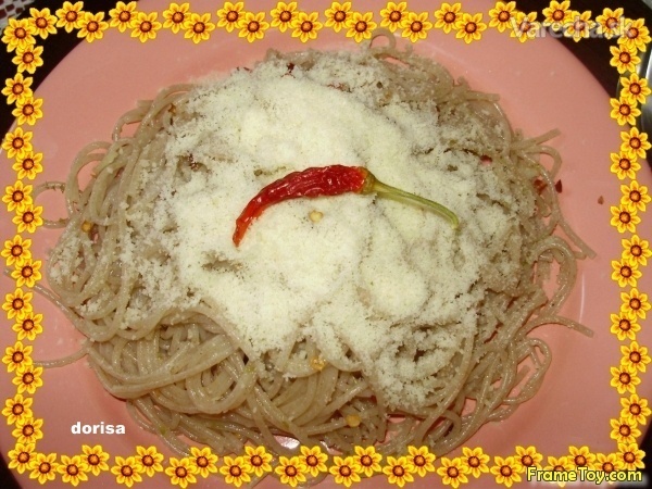 Špagety s cesnakom a parmezánom (fotorecept) recept