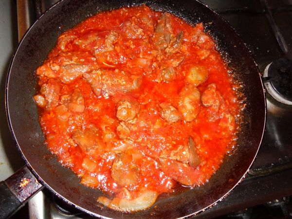 FOTORECEPT: Kačacia pečienka s kečupom