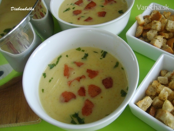 Krémová zeleninová polievka s ovsenými vločkami recept ...