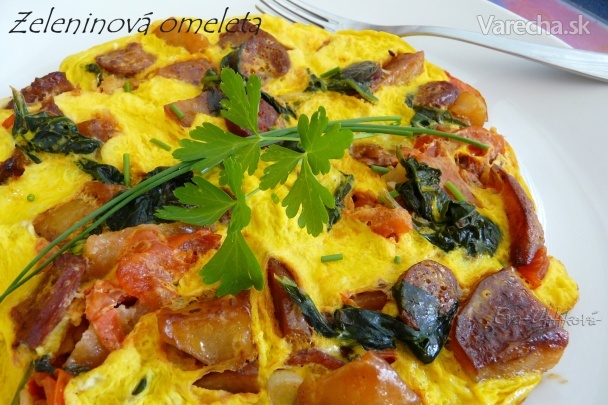 Zeleninová omeleta (fotorecept) recept