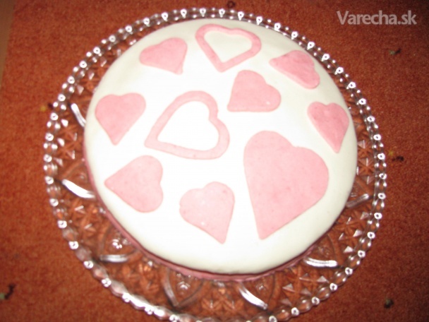 Valentínska torta Red Velvet (fotorecept) recept