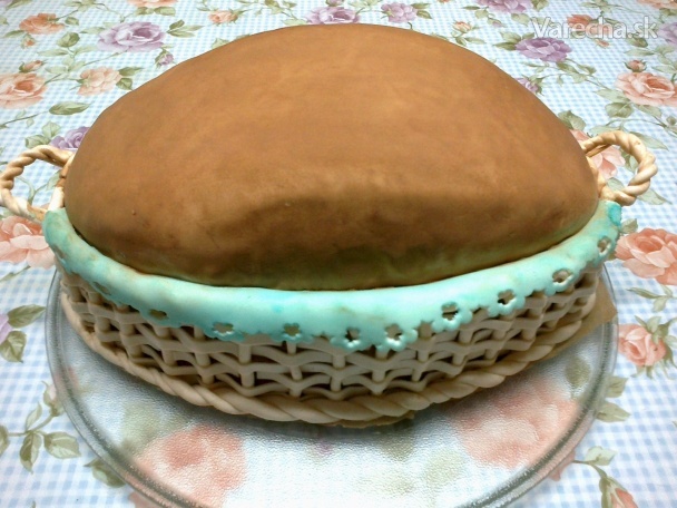 Torta chlieb v košíku (fotorecept)