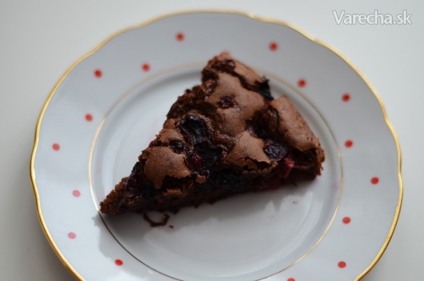 Čokoládové brownies s lesným ovocím recept