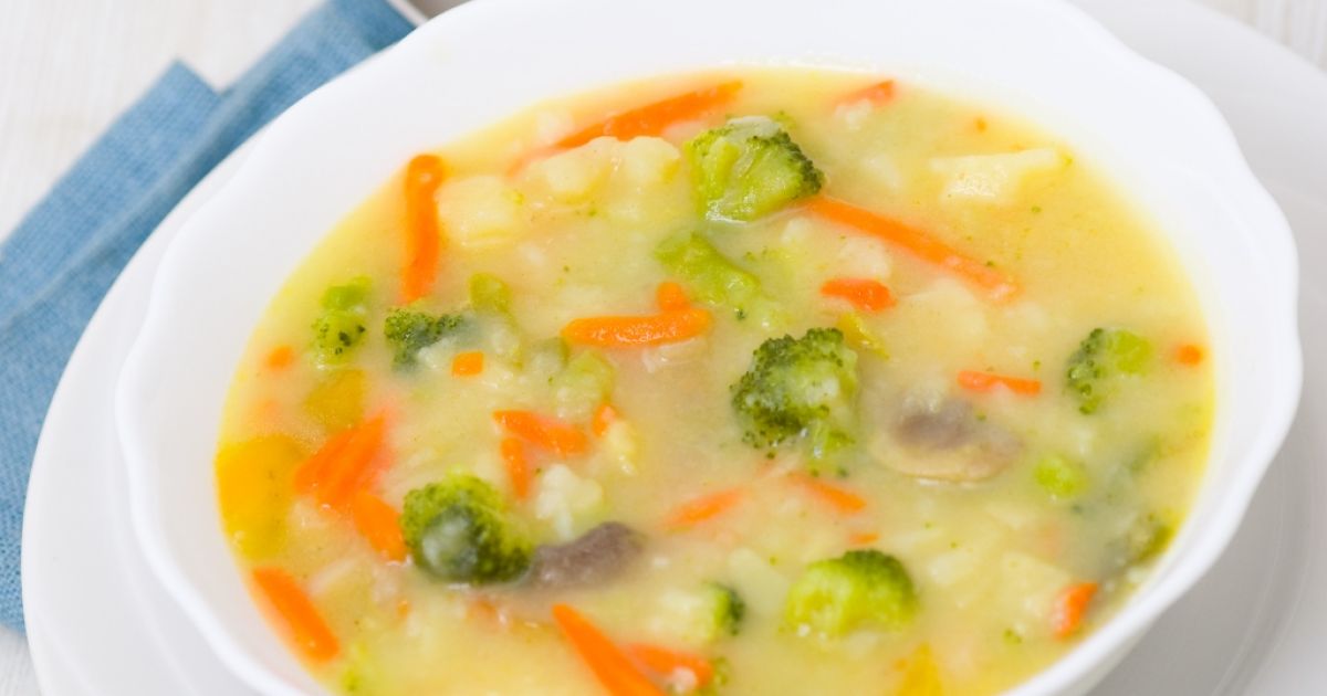 Krupicová polievka so zeleninou, fotogaléria 1 / 1.
