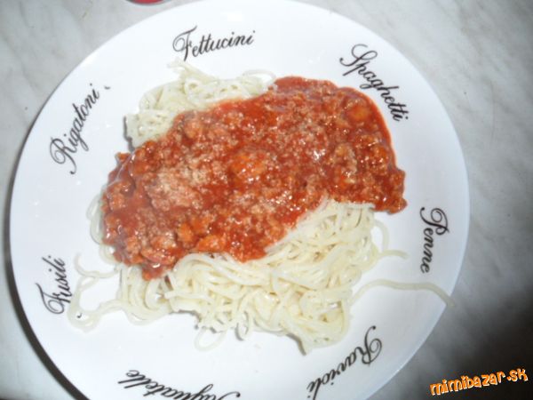 Boloňské špagety podľa Saši