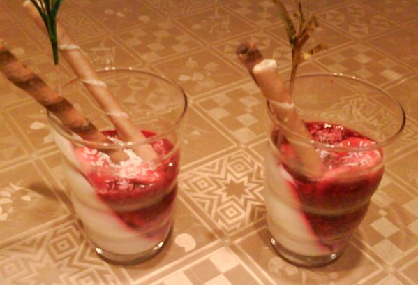 Fotorecept: Panna Cotta pohár s ovocím