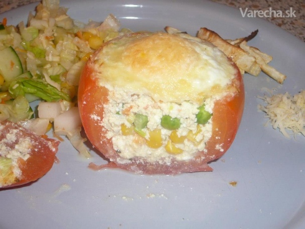 Zapekané paradajky so zeleninou recept