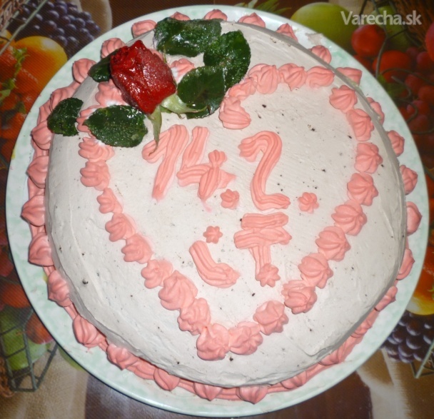Valentínska torta recept