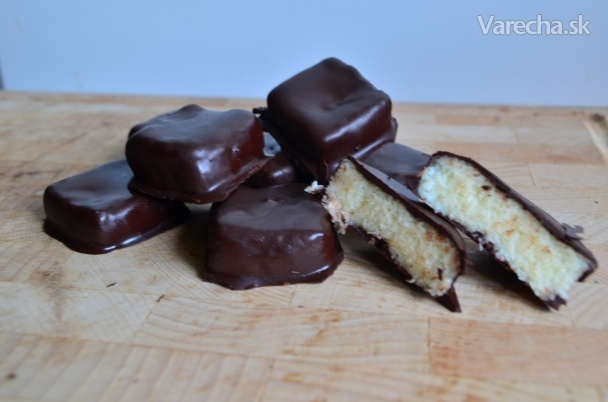 Kokosky v čokoláde (fotorecept) recept