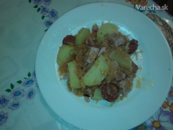 Horehronské zemiaky s kapustou recept