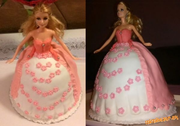 Barbie torta pre dcéru