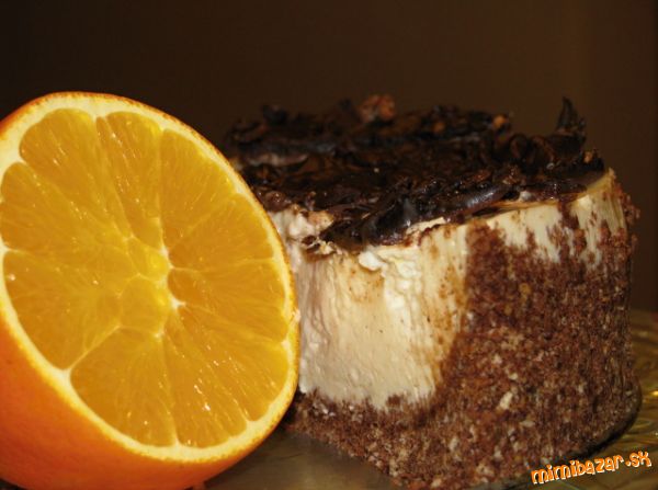 Pomarančovo čokoládový cheesecake