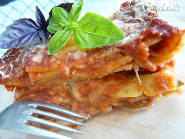 Špenátové lasagne (fotorecept) recept