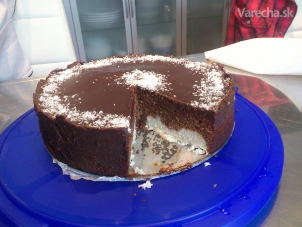 Čokoládová torta s kokosovými bodkami recept