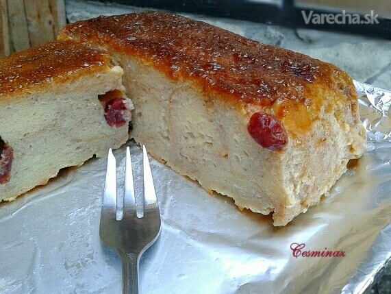 Bread pudding/Chlebový puding (fotorecept) recept