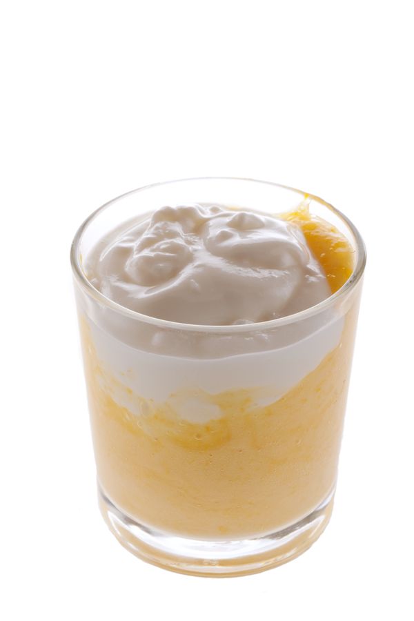 Medový jogurt s mandarínkou