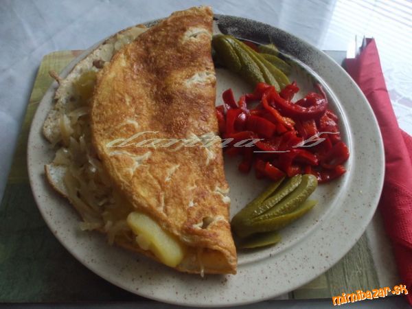 Roľnícke zemiaky v omelete