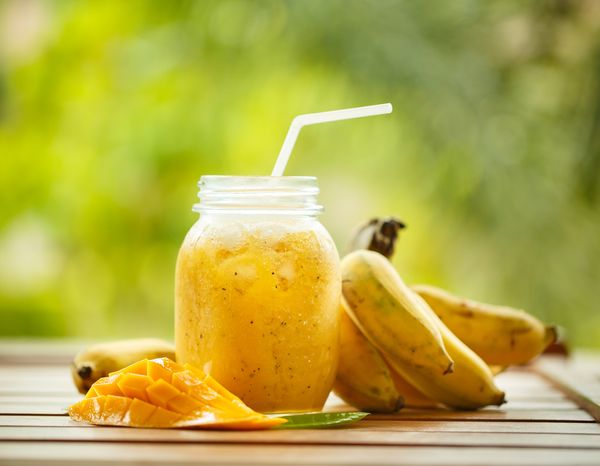 Banánovo-mangové smoothie