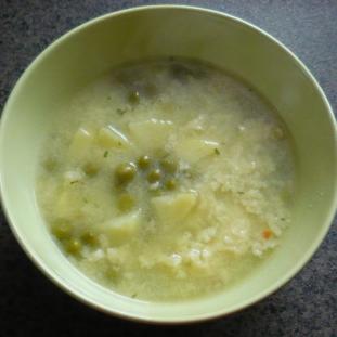 Hrášková polievka II (bezlepková, bez mlieka, sóje)