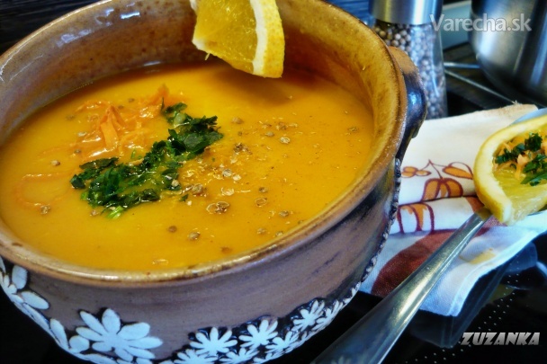 Mrkvová polievka s koriandrom a pomarančom (fotorecept) recept ...