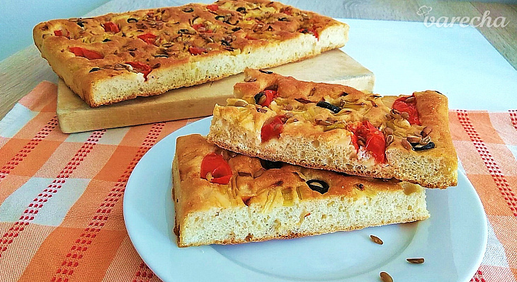 Focaccia taliansky chlebový posúch recept