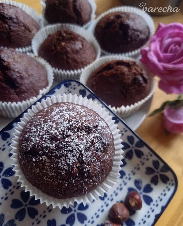Výborné hrnčekové kakaové muffiny recept