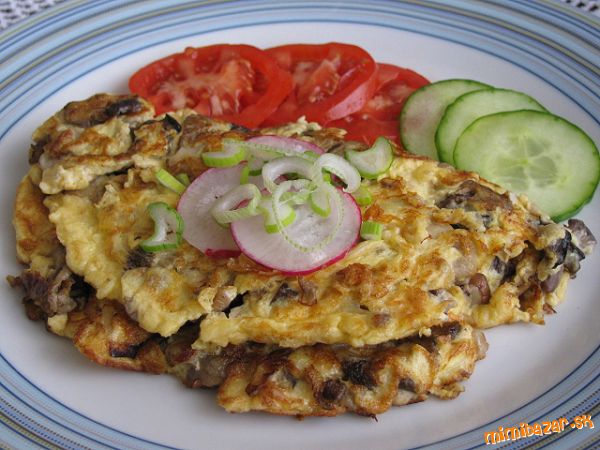 Hubovo syrová omeleta