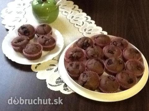 Višňovo-čkoládové muffiny