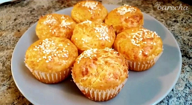 Syrové muffiny (videorecept) recept
