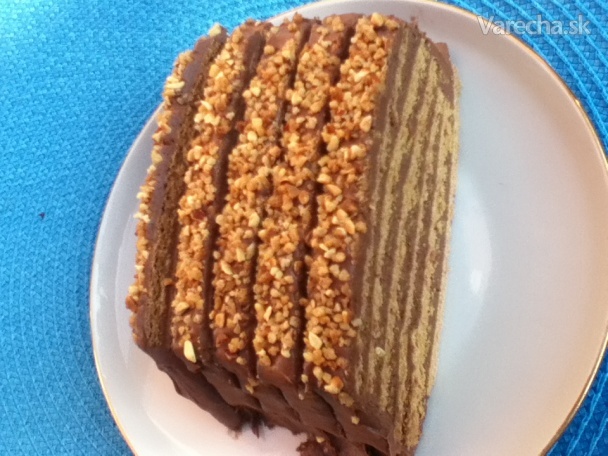 Karamelovo-čokoládový koláč nepečený recept