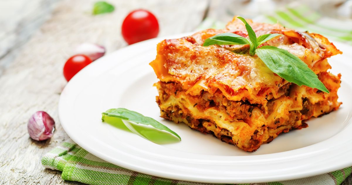 Pravé talianske lasagne recept 130min.