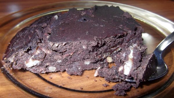 FOTORECEPT: Kakaový koláč z fazule