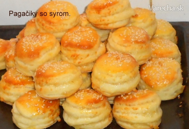 Prekladané koláčiky so syrom (fotorecept) recept