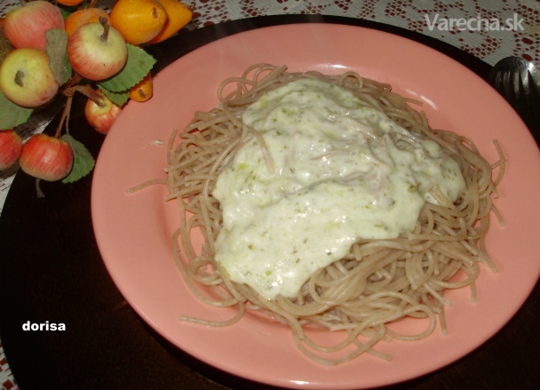 Špagety so syrovou omáčkou (fotorecept) recept
